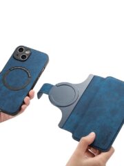 CASENEO MW-03 For iPhone 14 Case Magnetic Detachable Wallet Leather Flip Phone Cover by The Case Factory