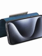 CASENEO MW-03 For iPhone 14 Pro Max Case Magnetic Detachable Wallet Leather Flip Phone Cover by The Case Factory