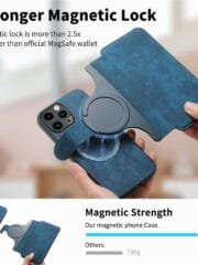 CASENEO MW-03 For iPhone 14 Pro Max Case Magnetic Detachable Wallet Leather Flip Phone Cover by The Case Factory