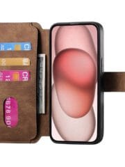 CASENEO MW-03 For iPhone 14 Plus Case Magnetic Detachable Wallet Leather Flip Phone Cover by The Case Factory