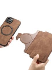 CASENEO MW-03 For iPhone 14 Plus Case Magnetic Detachable Wallet Leather Flip Phone Cover by The Case Factory