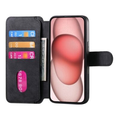 CASENEO MW-03 For iPhone 13 Case Magnetic Detachable Wallet Leather Flip Phone Cover by The Case Factory