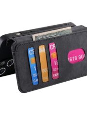 CASENEO MW-03 For iPhone 13 Case Magnetic Detachable Wallet Leather Flip Phone Cover by The Case Factory