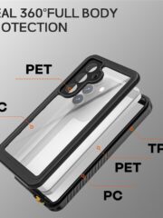 REDPEPPER FS / FM Series For Samsung Galaxy S25 Waterproof Case IP68 Shockproof Phone Cover by The Case Factory