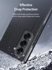 DUX DUCIS Bril Series For Samsung Galaxy Z Fold Special Edition Case with Card Slot Leather Phone Cover Stand by The Case Factory
