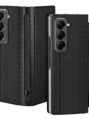 DUX DUCIS Bril Series For Samsung Galaxy Z Fold Special Edition Case Leather Stand Phone Cover with Pen Holder by The Case Factory