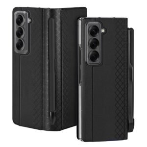 DUX DUCIS Bril Series For Samsung Galaxy Z Fold Special Edition Case Leather Stand Phone Cover with Pen Holder by The Case Factory