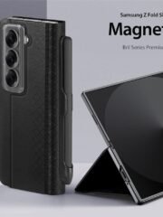 DUX DUCIS Bril Series For Samsung Galaxy Z Fold Special Edition Case Leather Stand Phone Cover with Pen Holder by The Case Factory