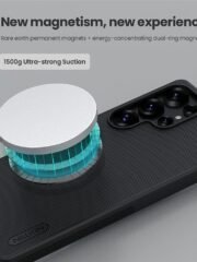 NILLKIN Frosted Shield Pro for Samsung Galaxy S25 Ultra Case Compatible with MagSafe PC-TPU Phone Cover by The Case Factory