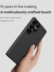 NILLKIN Frosted Shield Pro for Samsung Galaxy S25 Ultra Case Compatible with MagSafe PC-TPU Phone Cover by The Case Factory