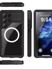 REDPEPPER For Samsung Galaxy S25 Ultra IP68 Waterproof Magnetic Case Clear Phone Cover by The Case Factory