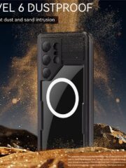 REDPEPPER For Samsung Galaxy S25 Ultra IP68 Waterproof Magnetic Case Clear Phone Cover by The Case Factory