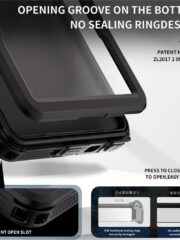 REDPEPPER For Samsung Galaxy S25 Ultra IP68 Waterproof Magnetic Case Clear Phone Cover by The Case Factory