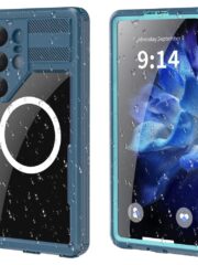 REDPEPPER For Samsung Galaxy S25 Ultra IP68 Waterproof Magnetic Case Clear Phone Cover Lake Blue Cyan Samsung Galaxy S25 Ultra by The Case Factory