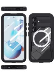 REDPEPPER For Samsung Galaxy S25 IP68 Waterproof Magnetic Case Clear Phone Cover by The Case Factory