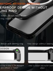 REDPEPPER For Samsung Galaxy S25 IP68 Waterproof Magnetic Case Clear Phone Cover by The Case Factory