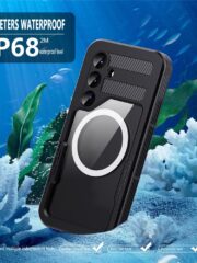 REDPEPPER For Samsung Galaxy S25 IP68 Waterproof Magnetic Case Clear Phone Cover by The Case Factory