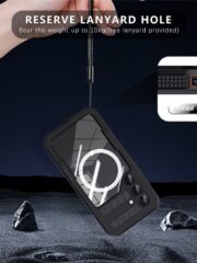 REDPEPPER For Samsung Galaxy S25 IP68 Waterproof Magnetic Case Clear Phone Cover by The Case Factory