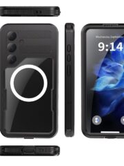 REDPEPPER For Samsung Galaxy S25+ IP68 Waterproof Magnetic Case Clear Phone Cover by The Case Factory