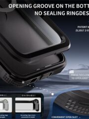 REDPEPPER For Samsung Galaxy S25+ IP68 Waterproof Magnetic Case Clear Phone Cover by The Case Factory