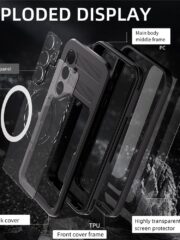 REDPEPPER For Samsung Galaxy S25+ IP68 Waterproof Magnetic Case Clear Phone Cover by The Case Factory