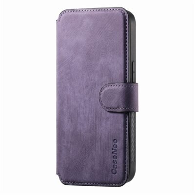 CASENEO MW-03 For iPhone 14 Pro Max Case Magnetic Detachable Wallet Leather Flip Phone Cover by The Case Factory