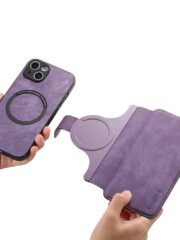 CASENEO MW-03 For iPhone 14 Plus Case Magnetic Detachable Wallet Leather Flip Phone Cover by The Case Factory