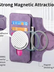 CASENEO MW-03 For iPhone 14 Plus Case Magnetic Detachable Wallet Leather Flip Phone Cover by The Case Factory