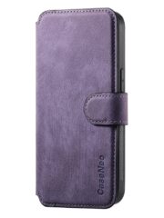 CASENEO MW-03 For iPhone 14 Plus Case Magnetic Detachable Wallet Leather Flip Phone Cover by The Case Factory