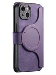CASENEO MW-03 For iPhone 15 Plus Case Magnetic Detachable Wallet Leather Flip Phone Cover by The Case Factory