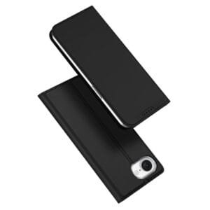 DUX DUCIS Skin Pro Series For iPhone 16e Case Leather Stand Cover Card Holder Black iPhone 16e by The Case Factory