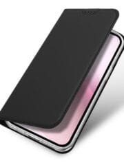DUX DUCIS Skin Pro Series For iPhone 16e Case Leather Stand Cover Card Holder by The Case Factory