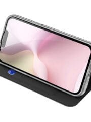 DUX DUCIS Skin Pro Series For iPhone 16e Case Leather Stand Cover Card Holder by The Case Factory