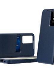 Flip Leather Case For Samsung Galaxy S25 Ultra / S25 Series with Smart View Window and Card Slot Phone Cover by The Case Factory