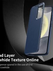 Flip Leather Case For Samsung Galaxy S25 Ultra / S25 Series with Smart View Window and Card Slot Phone Cover by The Case Factory