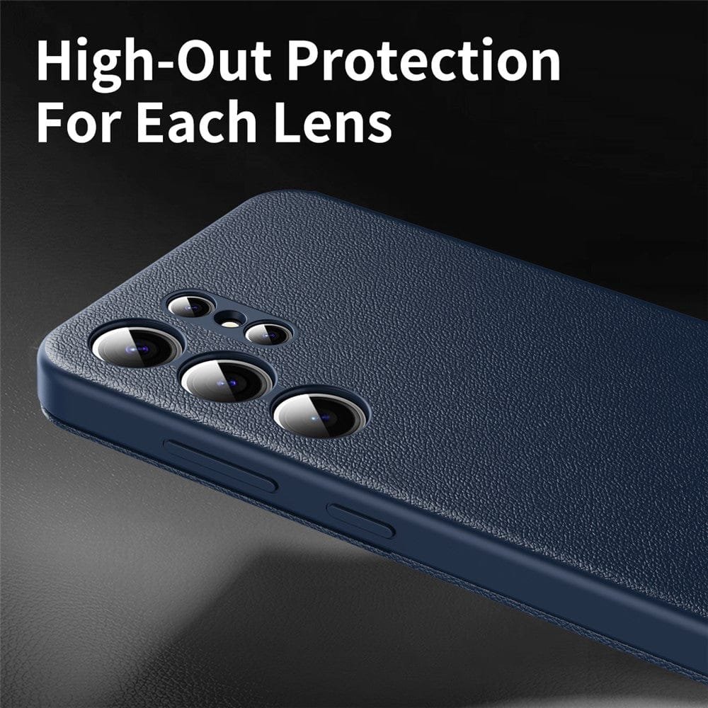 Flip Leather Case For Samsung Galaxy S25 Ultra / S25 Series with Smart View Window and Card Slot Phone Cover by The Case Factory