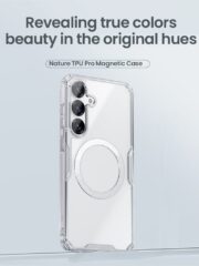 NILLKIN Pro Series for Samsung Galaxy S25 Case TPU-PC Clear Phone Cover | Compatible with MagSafe by The Case Factory