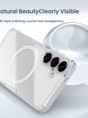 NILLKIN Pro Series for Samsung Galaxy S25 Case TPU-PC Clear Phone Cover | Compatible with MagSafe by The Case Factory