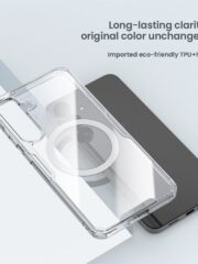 NILLKIN Pro Series for Samsung Galaxy S25 Case TPU-PC Clear Phone Cover | Compatible with MagSafe by The Case Factory