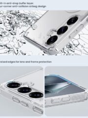 NILLKIN Pro Series for Samsung Galaxy S25 Case TPU-PC Clear Phone Cover | Compatible with MagSafe by The Case Factory