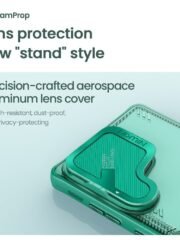 NILLKIN Iceblade CamProp For Samsung Galaxy S25 Ultra Case Lens Cover Kickstand PC-TPU Phone Cover by The Case Factory