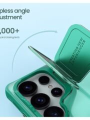 NILLKIN Iceblade CamProp For Samsung Galaxy S25 Ultra Case Lens Cover Kickstand PC-TPU Phone Cover by The Case Factory