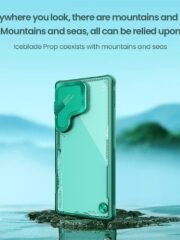 NILLKIN Iceblade CamProp For Samsung Galaxy S25 Ultra Case Lens Cover Kickstand PC-TPU Phone Cover by The Case Factory