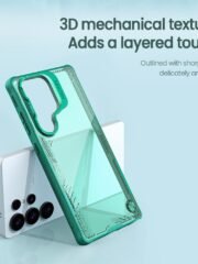 NILLKIN Iceblade CamProp For Samsung Galaxy S25 Ultra Case Lens Frame Kickstand PC-TPU Phone Cover by The Case Factory