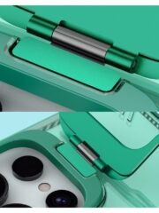 NILLKIN Iceblade CamProp For Samsung Galaxy S25 Ultra Case Lens Frame Kickstand PC-TPU Phone Cover by The Case Factory