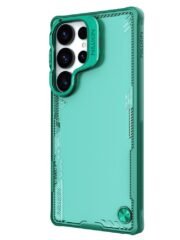 NILLKIN Iceblade CamProp For Samsung Galaxy S25 Ultra Case Lens Frame Kickstand PC-TPU Phone Cover by The Case Factory