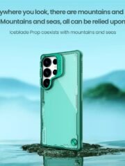 NILLKIN Iceblade CamProp For Samsung Galaxy S25 Ultra Case Lens Frame Kickstand PC-TPU Phone Cover by The Case Factory