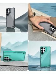 NILLKIN Iceblade CamProp For Samsung Galaxy S25 Ultra Case Lens Frame Kickstand PC-TPU Phone Cover by The Case Factory