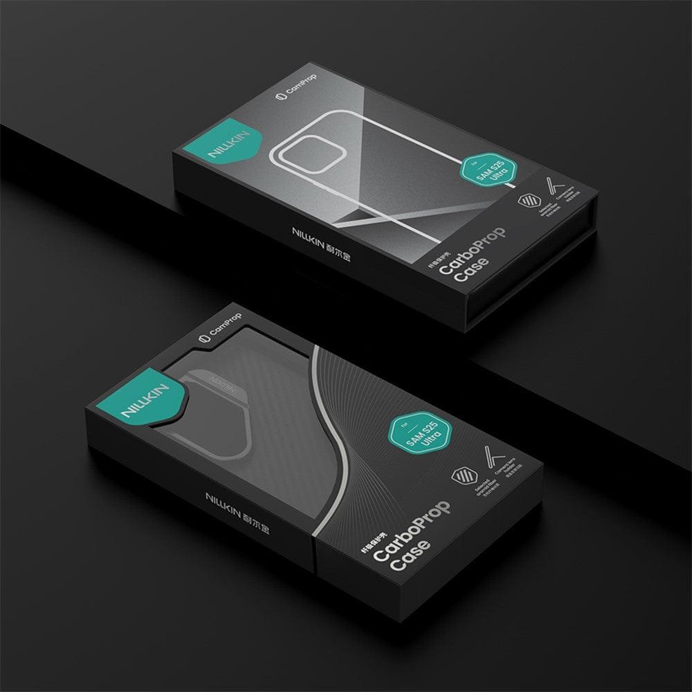 NILLKIN For Samsung Galaxy S25 Ultra Case Compatible with MagSafe TPU - Aramid Fiber Hollow Lens Kickstand Phone Cover by The Case Factory