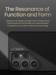 NILLKIN For Samsung Galaxy S25 Ultra Case Compatible with MagSafe TPU - Aramid Fiber Hollow Lens Kickstand Phone Cover by The Case Factory